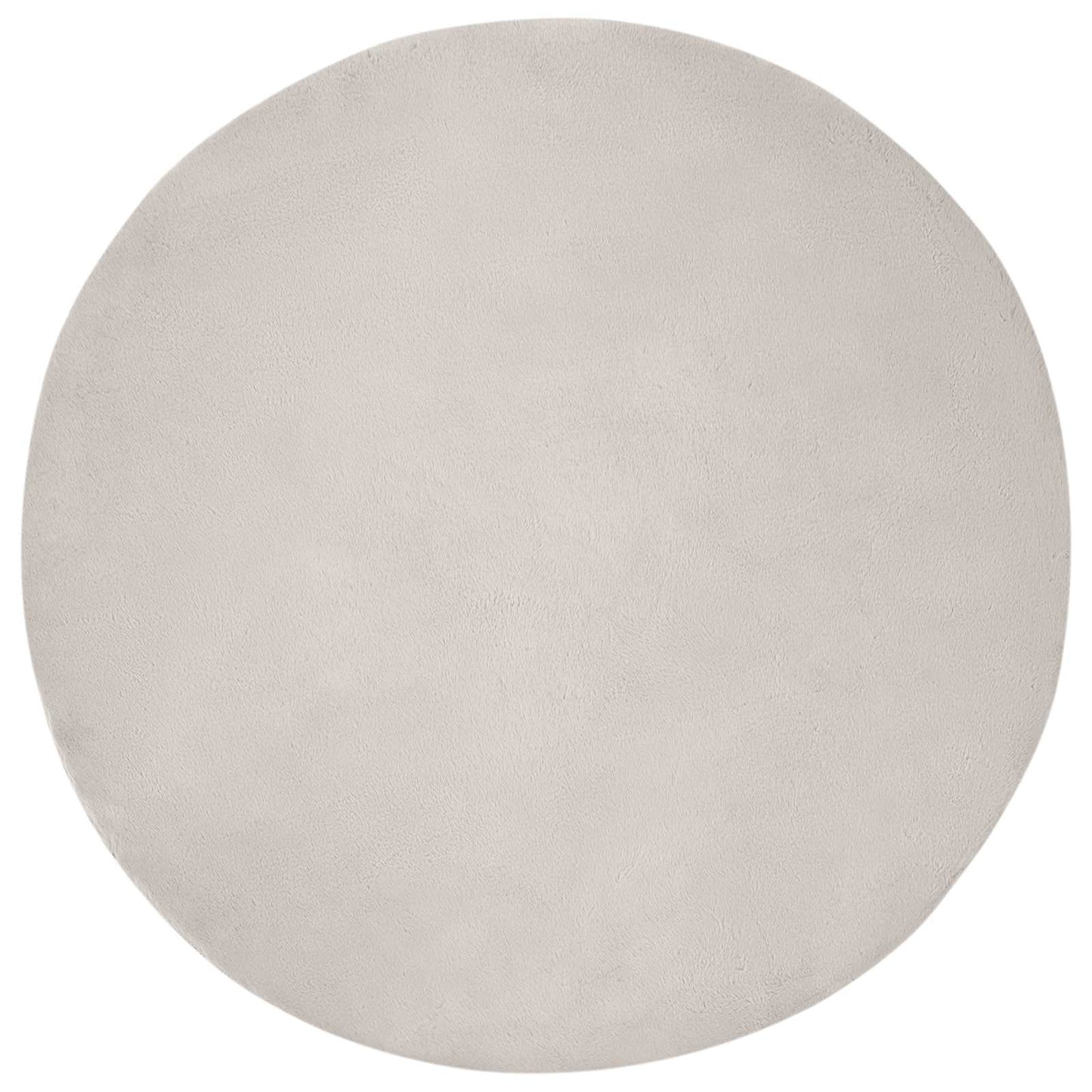 Skridsikker tæppe af kunstig kaninpels OLITE Beige Ø 160 cm