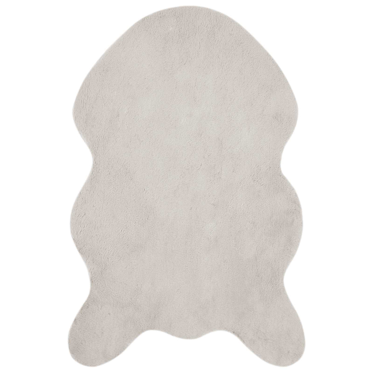 Skridsikker tæppe af kunstig kaninpels OLITE Beige 60 x 90 cm
