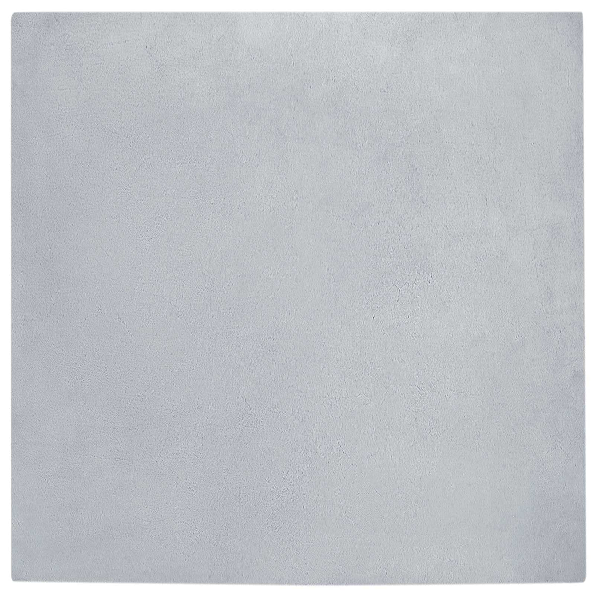 Skridsikker tæppe af kunstig kaninpels OLITE Grå 120 x 120 cm