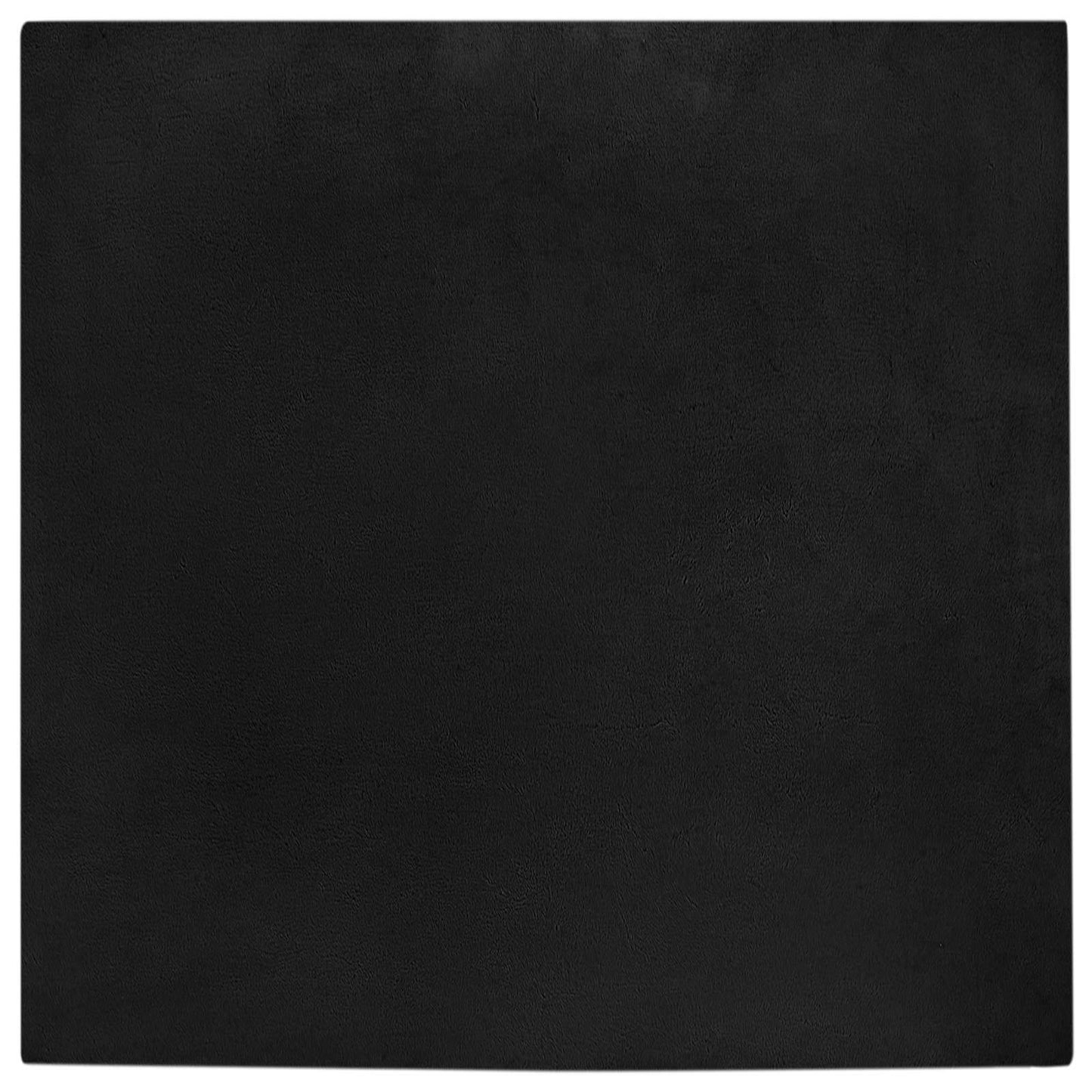 Skridsikker tæppe af kunstig kaninpels OLITE Sort 200 x 200 cm