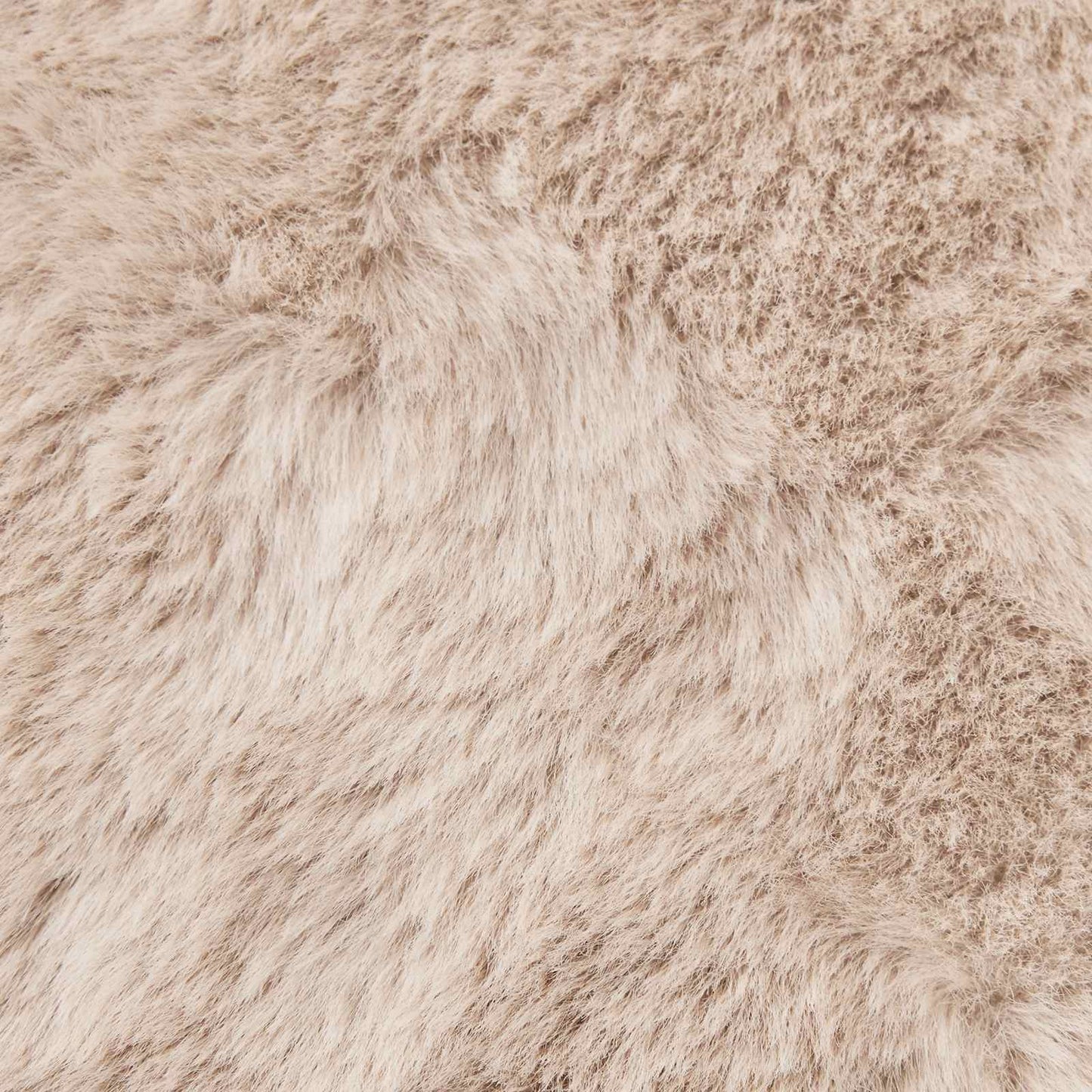 Skridsikker tæppe af kunstig kaninpels OLITE Gråbrun Polyester