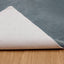 Skridsikker tæppe af kunstig kaninpels OLITE Antracit Polyester