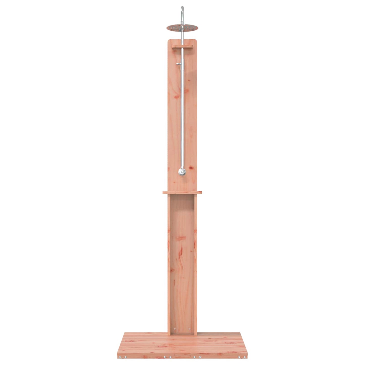 Udendørs bruser 206 cm Massiv Douglas træ og rustfrit stål
