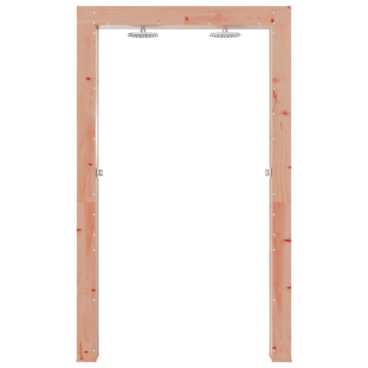 Udendørs bruser 226 cm Massiv Douglas træ og rustfrit stål