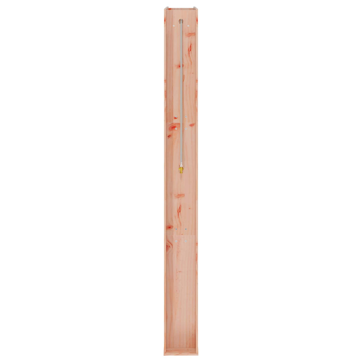 Udendørs bruser 226 cm Massiv Douglas træ og rustfrit stål