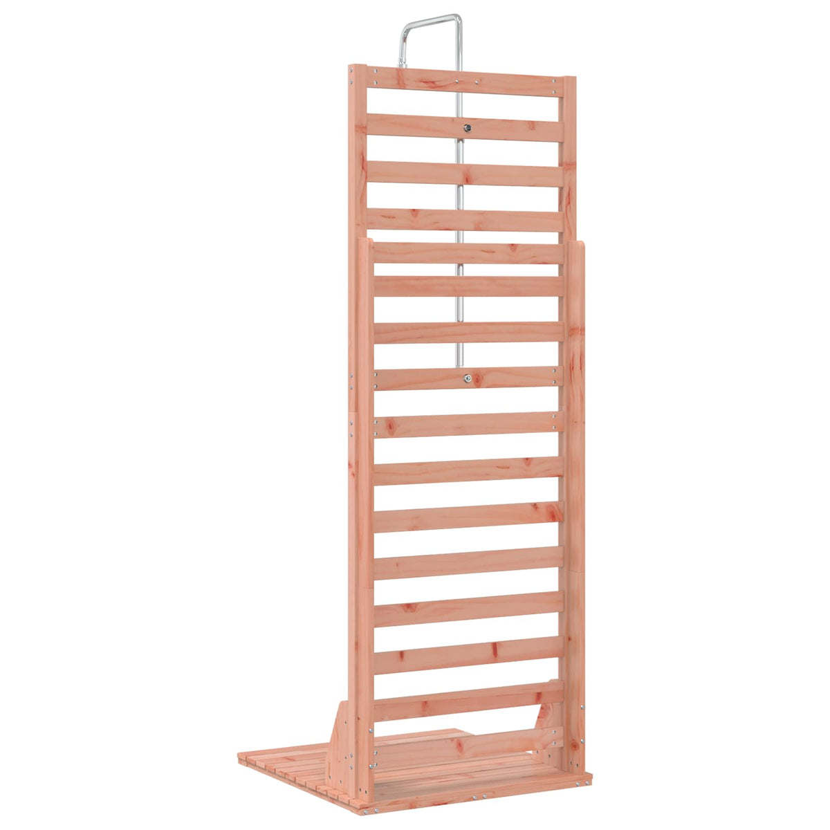 Udendørs bruser 225 cm Massiv Douglas træ og rustfrit stål