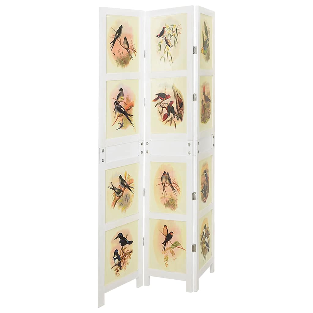 Romdivider Panel Hvid 106 x 165 cm MDF