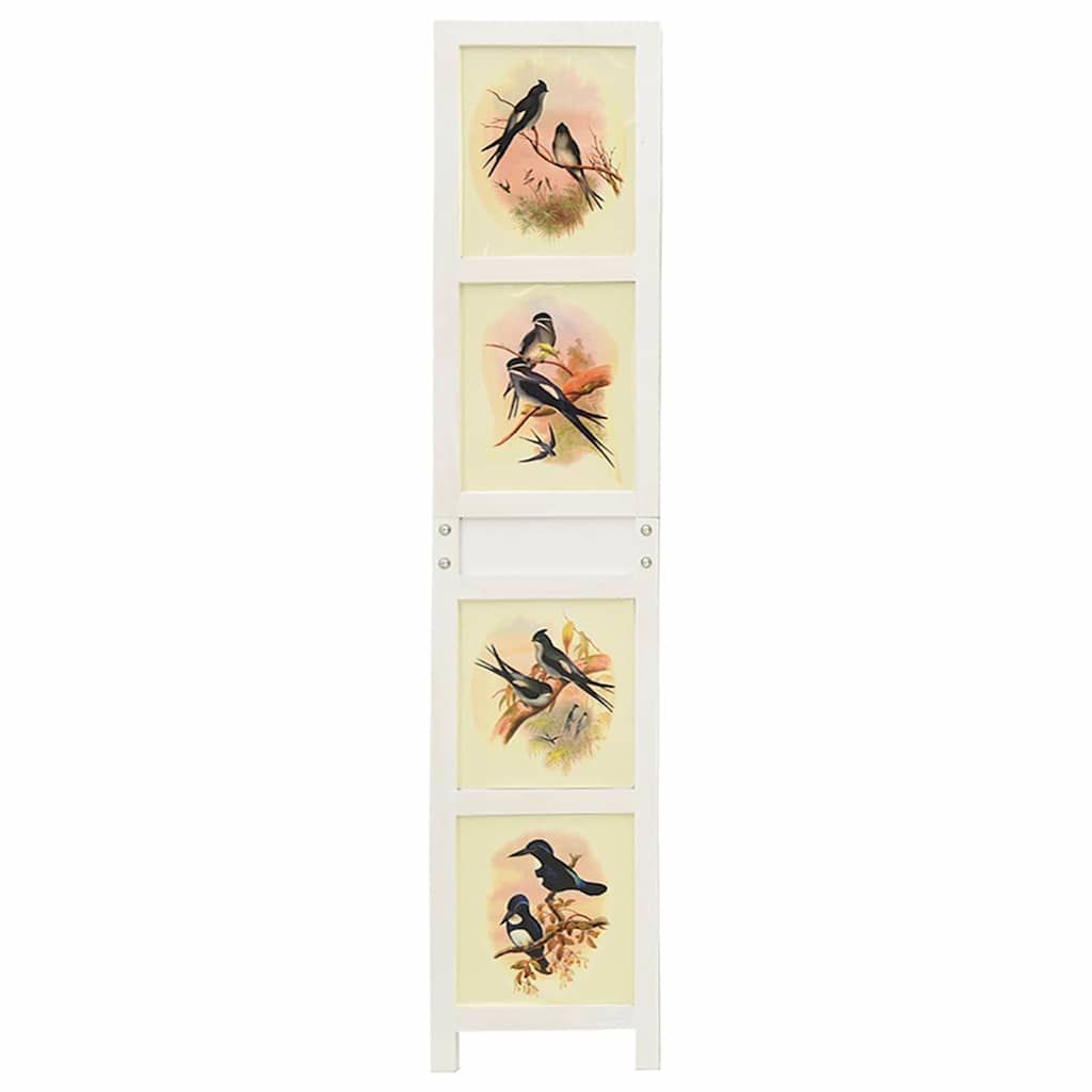 Romdivider Panel Hvid 106 x 165 cm MDF