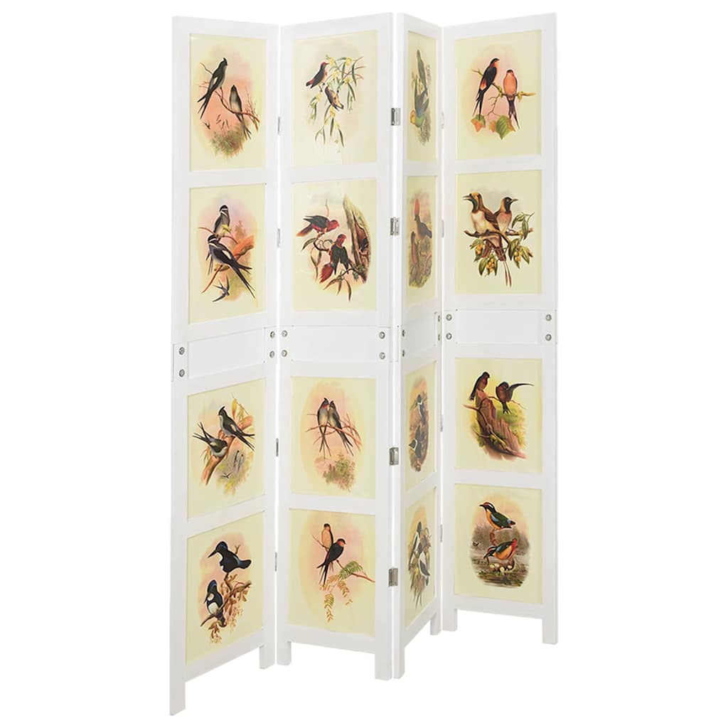 Romdivider Panel Hvid 141,5 x 165 cm MDF