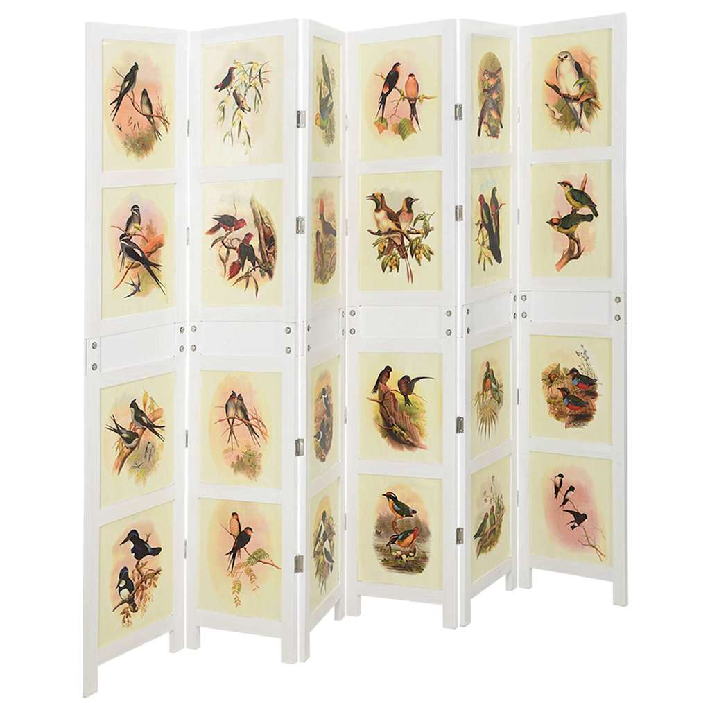 Romdivider Panel Hvid 212 x 165 cm MDF