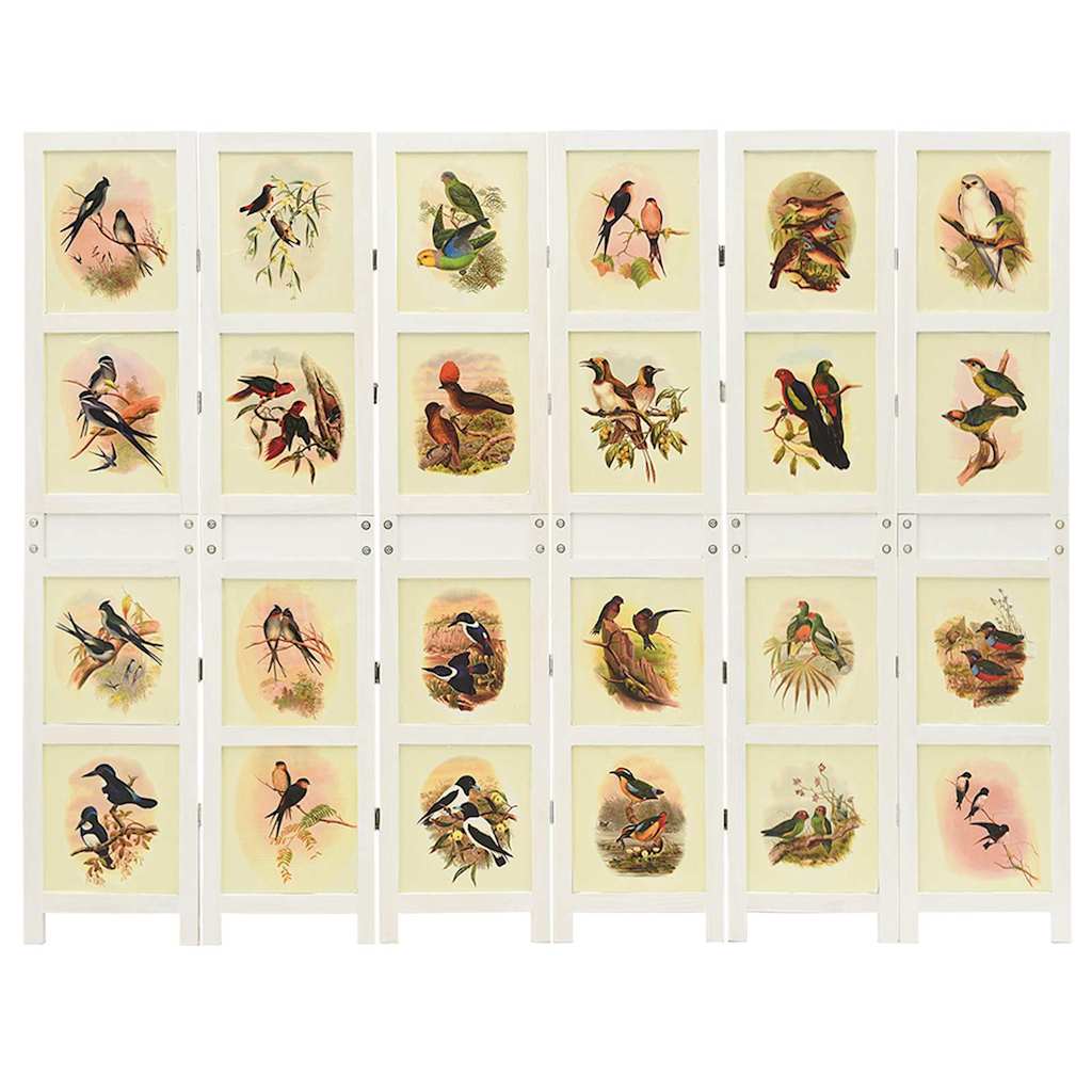 Romdivider Panel Hvid 212 x 165 cm MDF