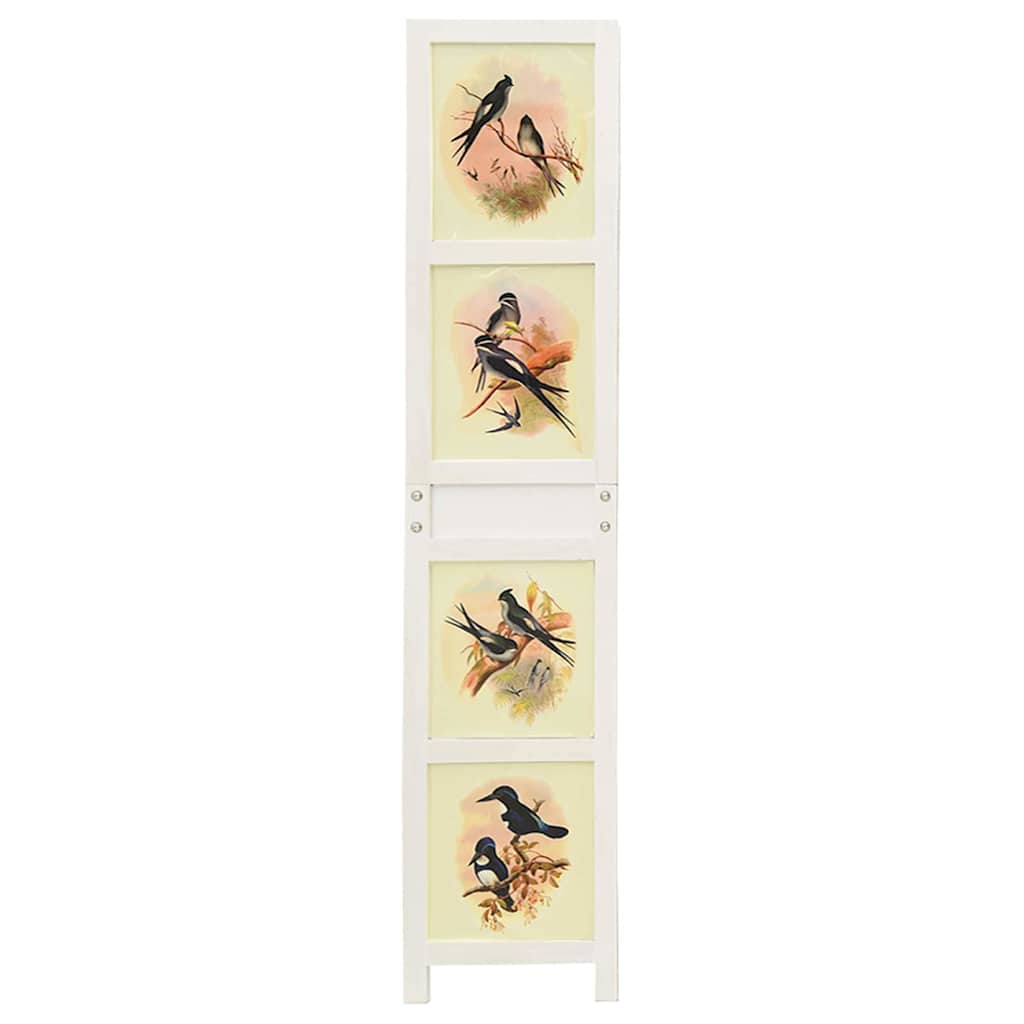 Romdivider Panel Hvid 212 x 165 cm MDF
