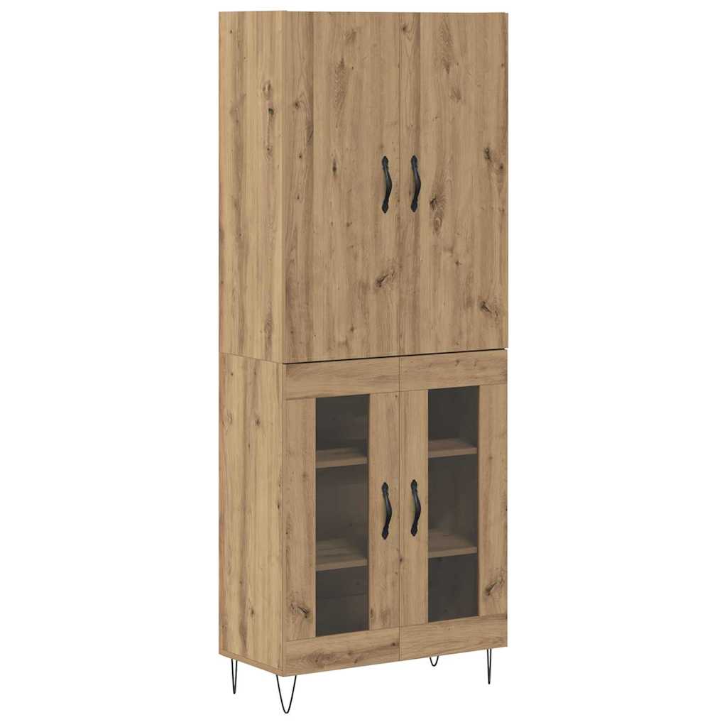 Highboard 2 stk. Artisan Egetræ 69,5 x 34 x 180 cm