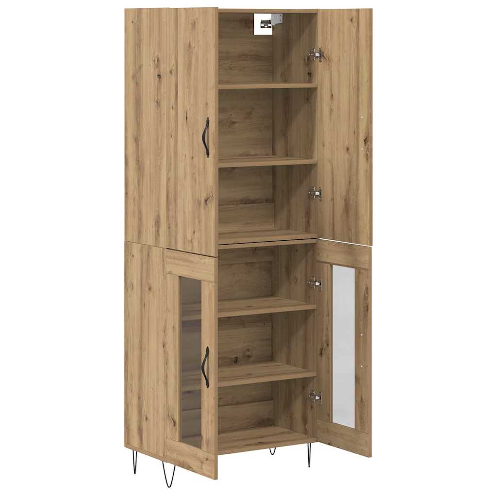 Highboard 2 stk. Artisan Egetræ 69,5 x 34 x 180 cm