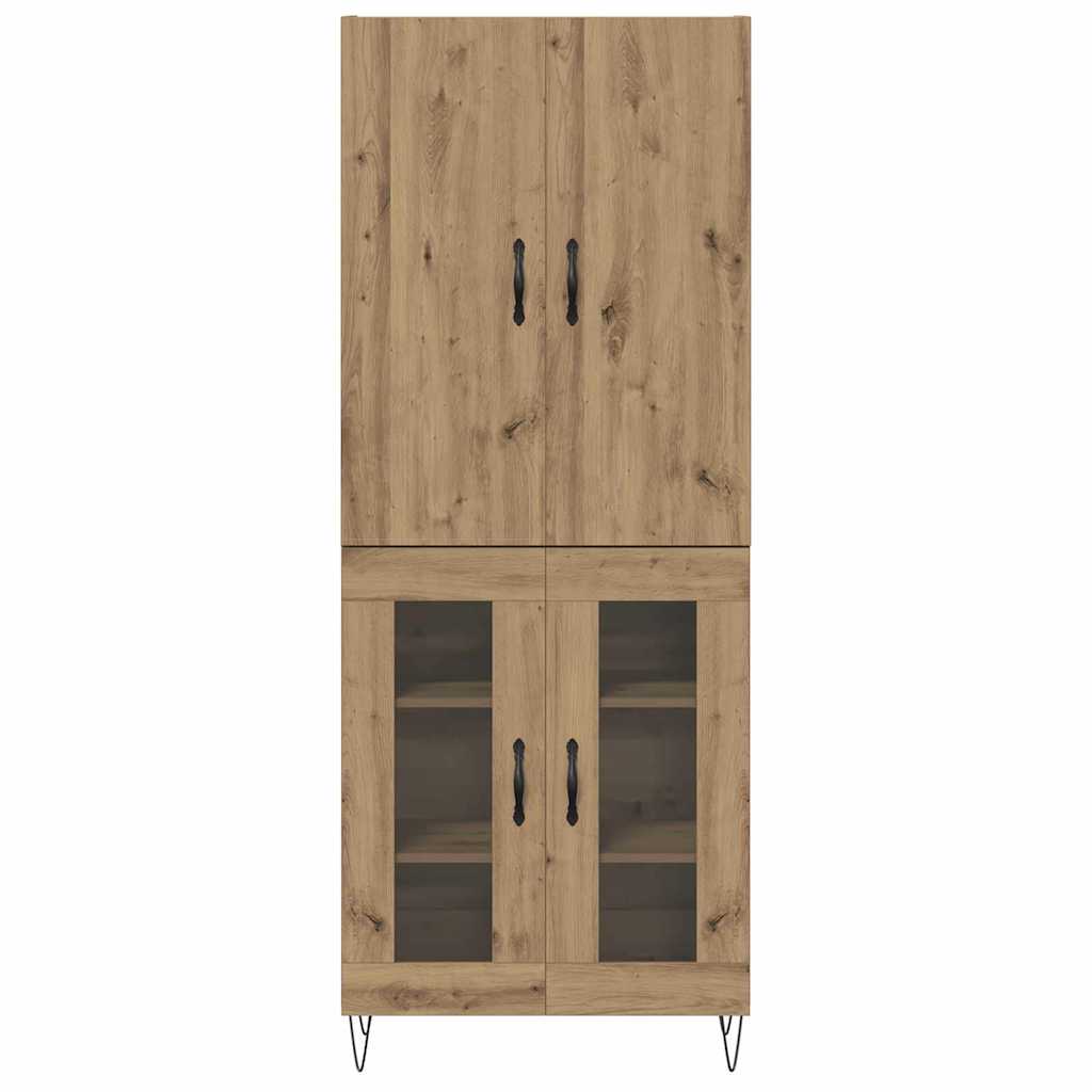Highboard 2 stk. Artisan Egetræ 69,5 x 34 x 180 cm