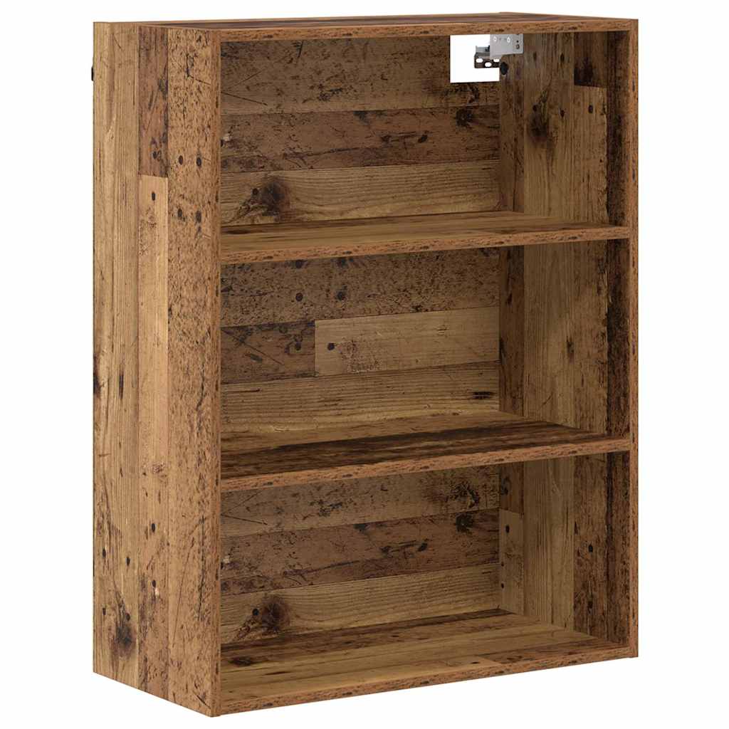 Highboard 2 stk. Gammelt træ 69,5 x 34 x 180 cm