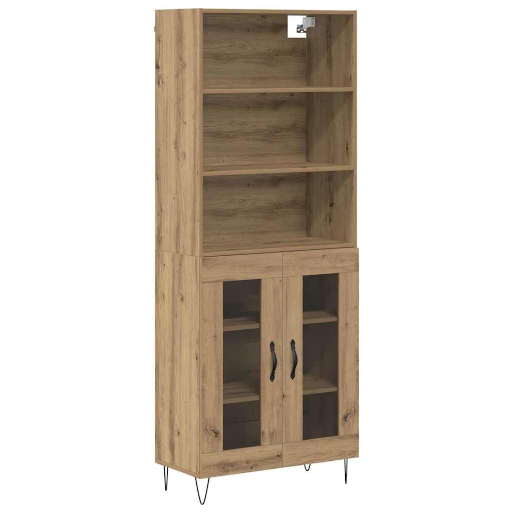 Highboard 2 stk. Artisan Egetræ 69,5 x 34 x 180 cm