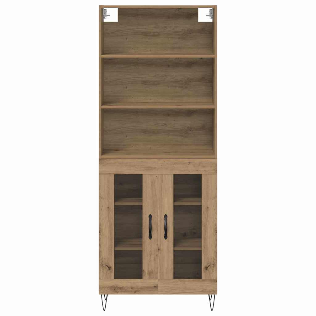 Highboard 2 stk. Artisan Egetræ 69,5 x 34 x 180 cm