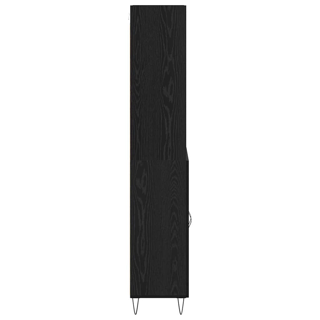 Highboard 2 stk. Sort eg 69,5 x 34 x 180 cm