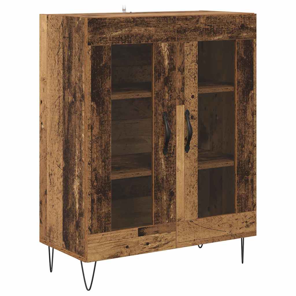 Highboard Gammelt træ 69,5 x 34 x 90 cm Konstrueret træ