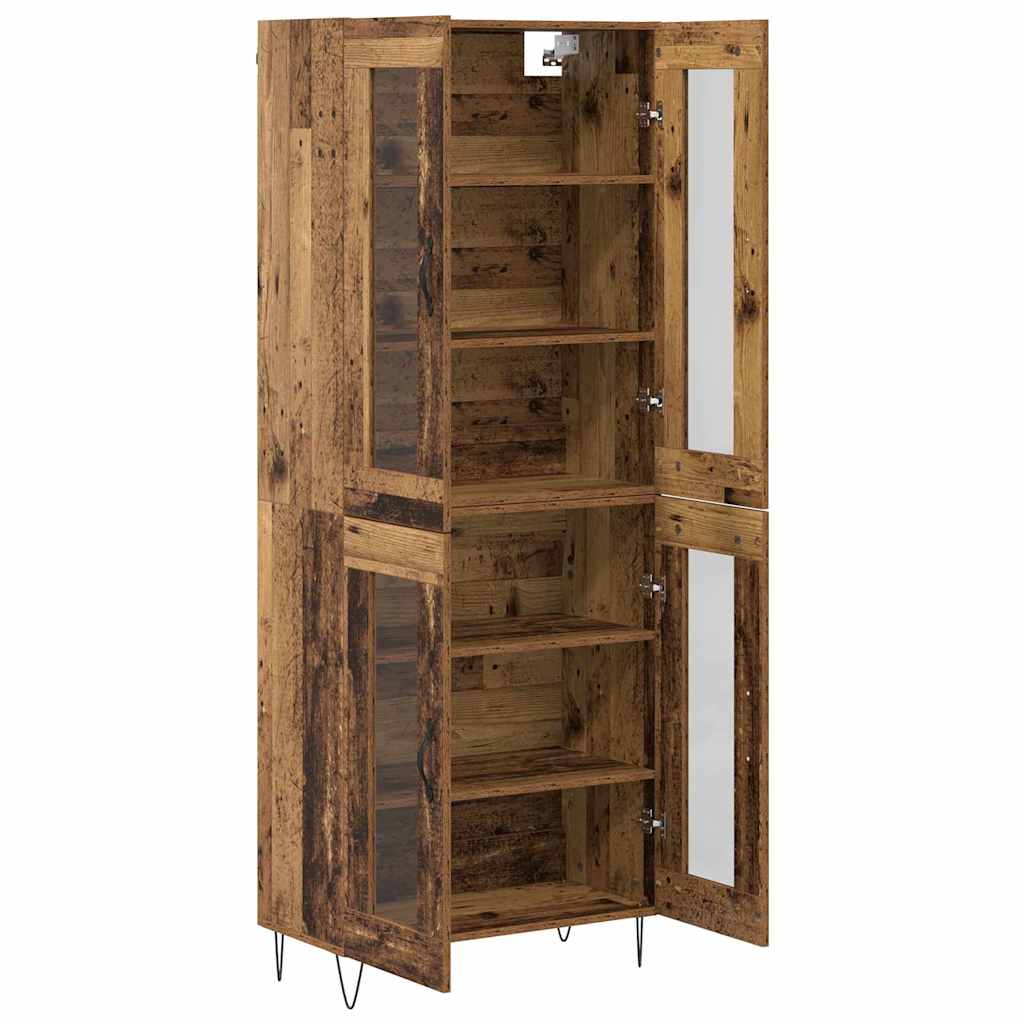 Highboard Gammelt træ 69,5 x 34 x 90 cm Konstrueret træ