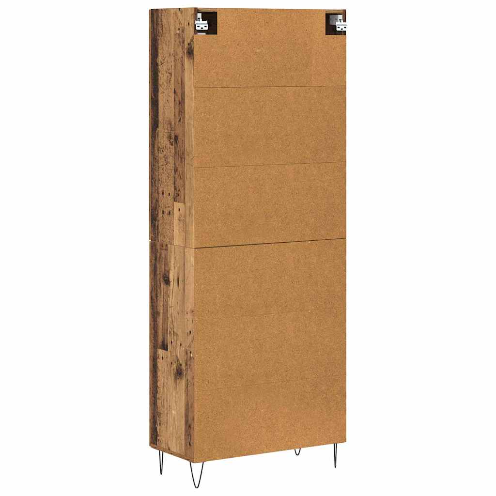 Highboard Gammelt træ 69,5 x 34 x 90 cm Konstrueret træ