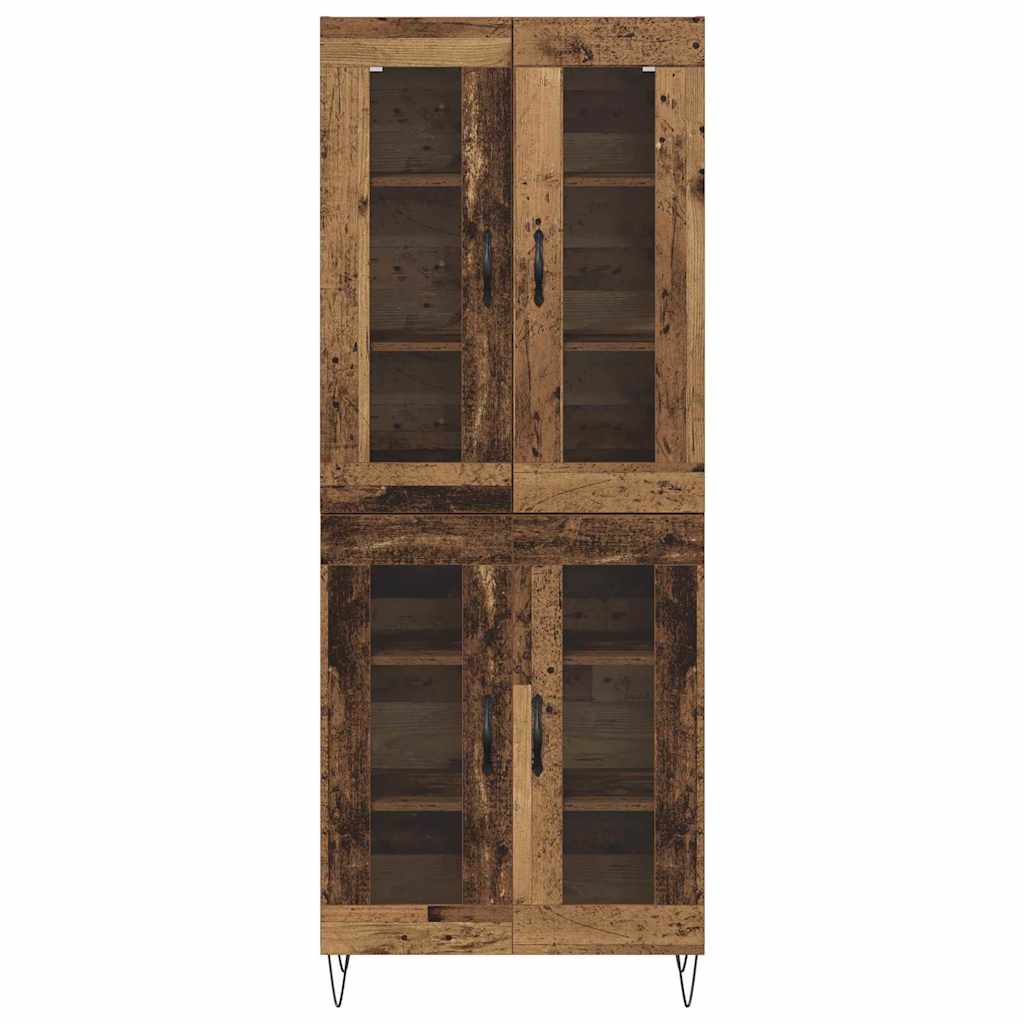 Highboard Gammelt træ 69,5 x 34 x 90 cm Konstrueret træ