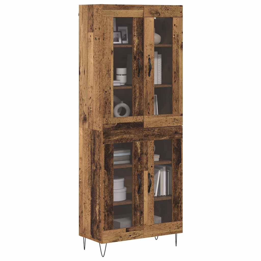 Highboard Gammelt træ 69,5 x 34 x 90 cm Konstrueret træ