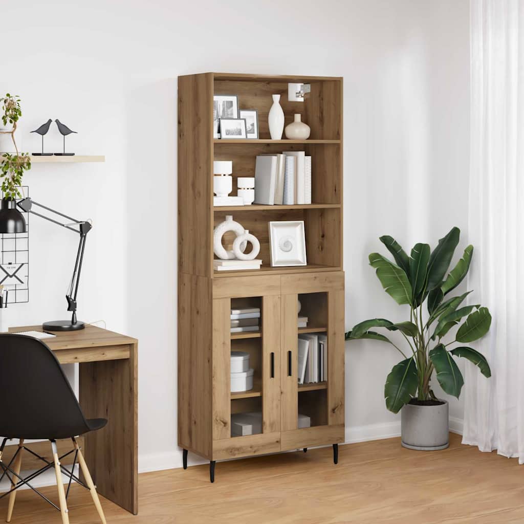 Highboard 2 stk. Artisan Egetræ 69,5 x 32,5 x 180 cm