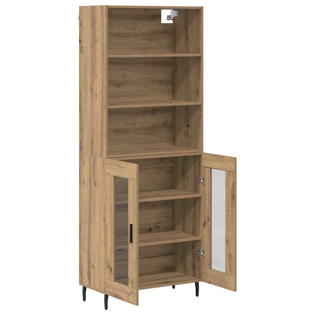 Highboard 2 stk. Artisan Egetræ 69,5 x 32,5 x 180 cm
