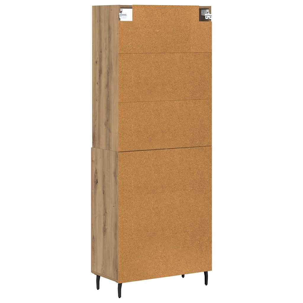 Highboard 2 stk. Artisan Egetræ 69,5 x 32,5 x 180 cm