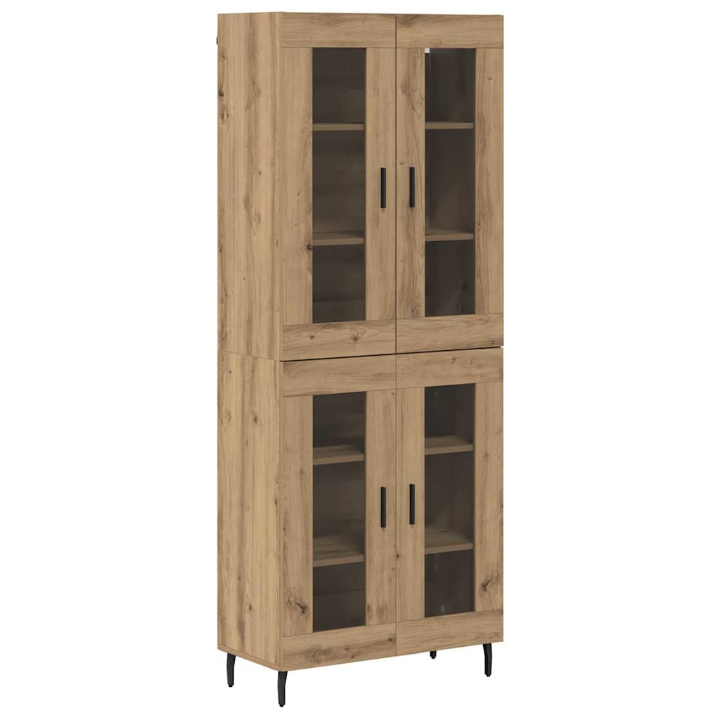 Highboard 2 stk. Artisan Egetræ 69,5 x 34 x 180 cm