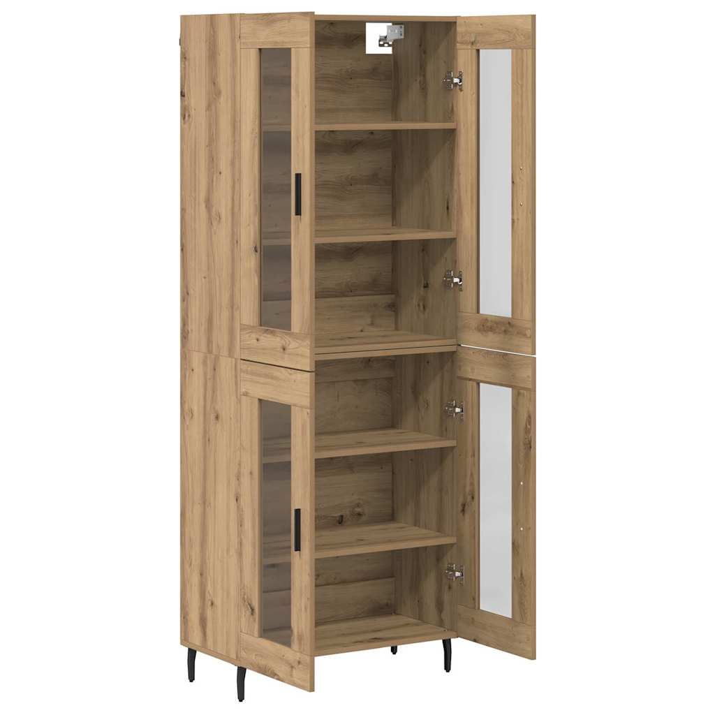 Highboard 2 stk. Artisan Egetræ 69,5 x 34 x 180 cm