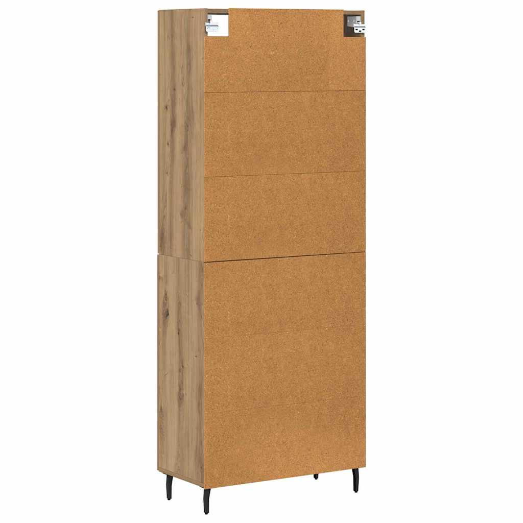 Highboard 2 stk. Artisan Egetræ 69,5 x 34 x 180 cm