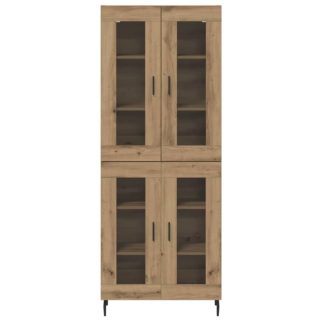 Highboard 2 stk. Artisan Egetræ 69,5 x 34 x 180 cm