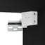 Highboard 2 stk. Sort eg 69,5 x 34 x 180 cm Konstrueret træ
