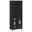 Highboard 2 stk. Sort eg 69,5 x 34 x 180 cm Konstrueret træ