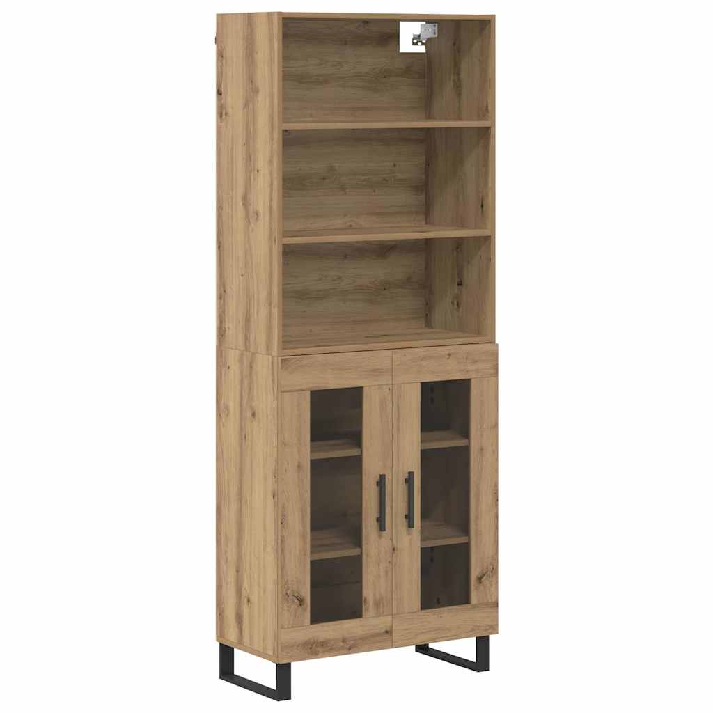 Highboard 2 stk. Artisan Egetræ 69,5 x 34 x 180 cm