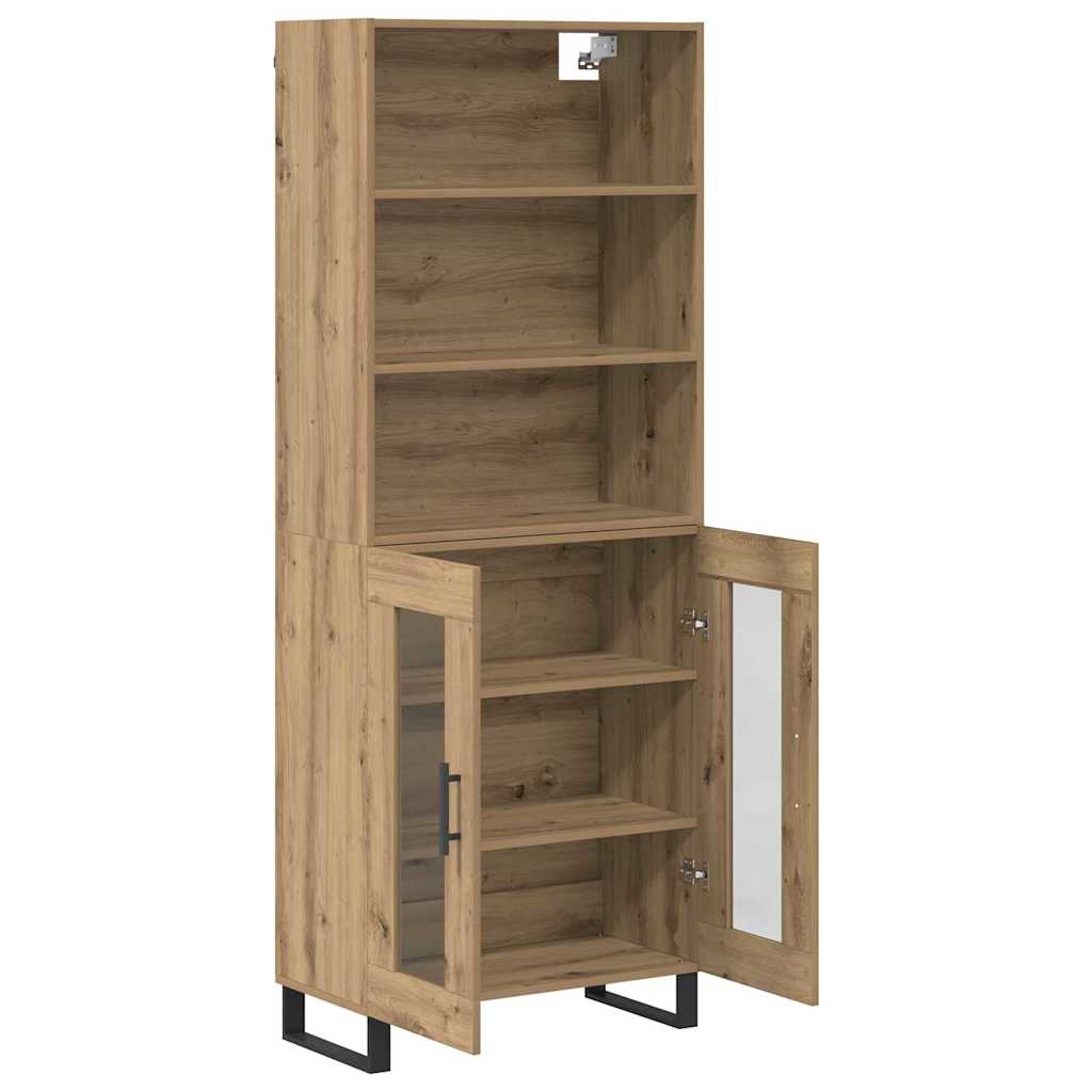 Highboard 2 stk. Artisan Egetræ 69,5 x 34 x 180 cm