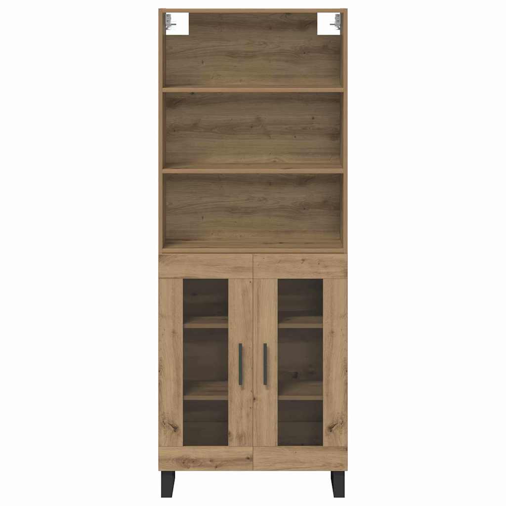 Highboard 2 stk. Artisan Egetræ 69,5 x 34 x 180 cm
