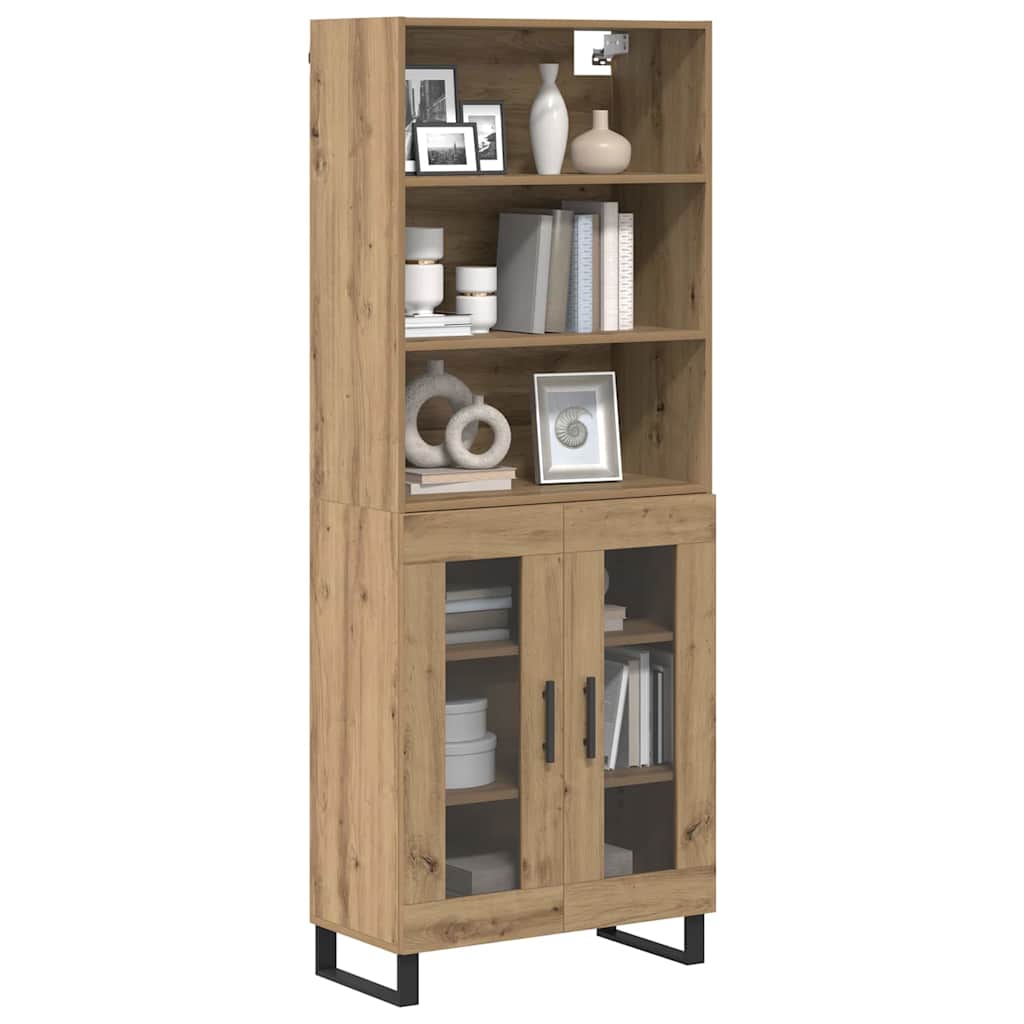 Highboard 2 stk. Artisan Egetræ 69,5 x 34 x 180 cm