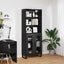 Highboard 2 stk. Sort eg 69,5 x 34 x 180 cm