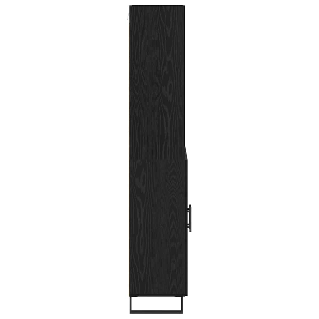Highboard 2 stk. Sort eg 69,5 x 34 x 180 cm