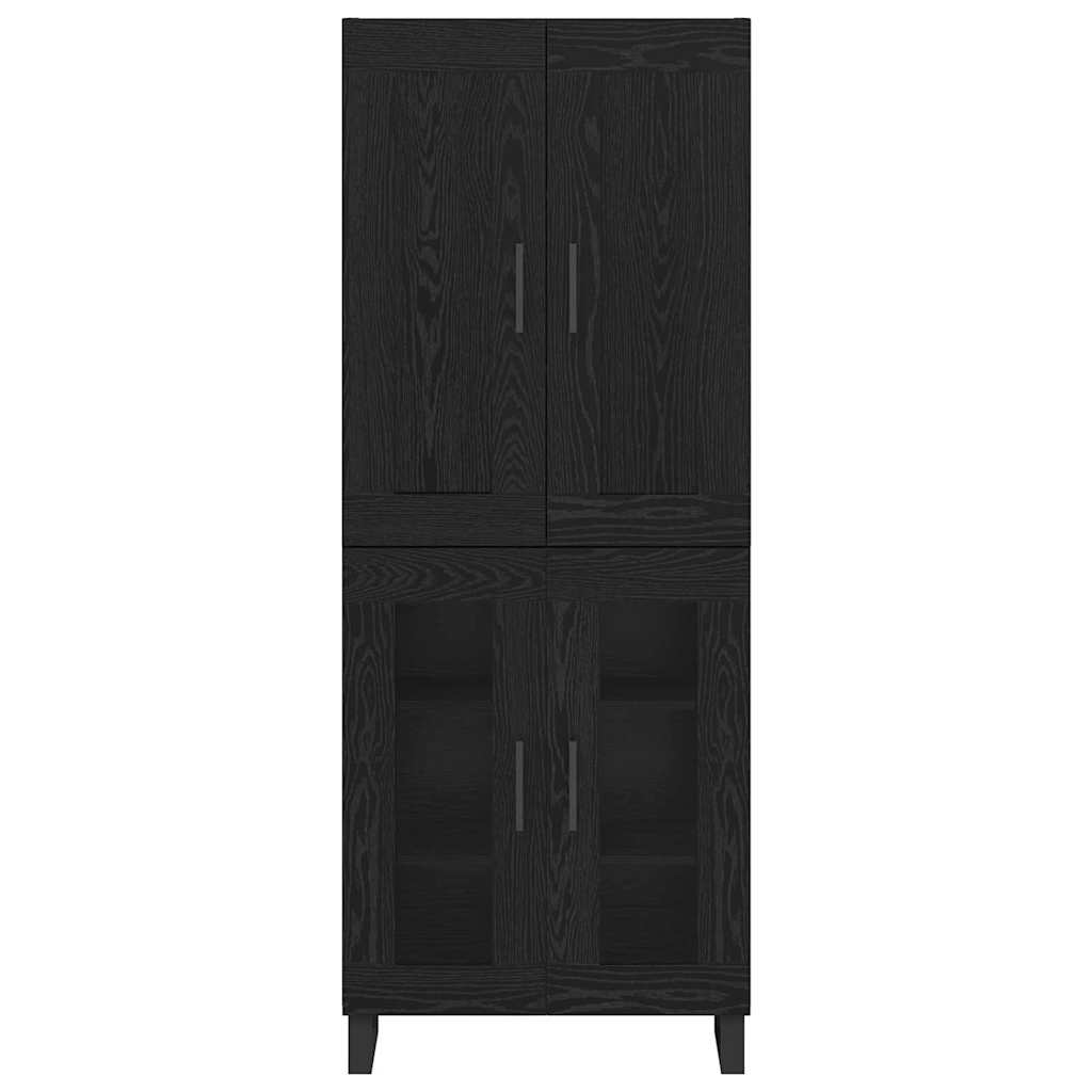 Highboard 2 stk. Sort eg 69,5 x 34 x 180 cm
