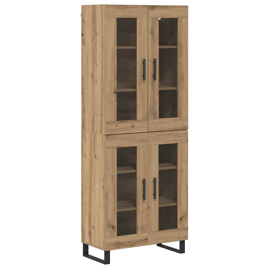 Highboard 2 stk. Artisan Egetræ 69,5 x 34 x 180 cm