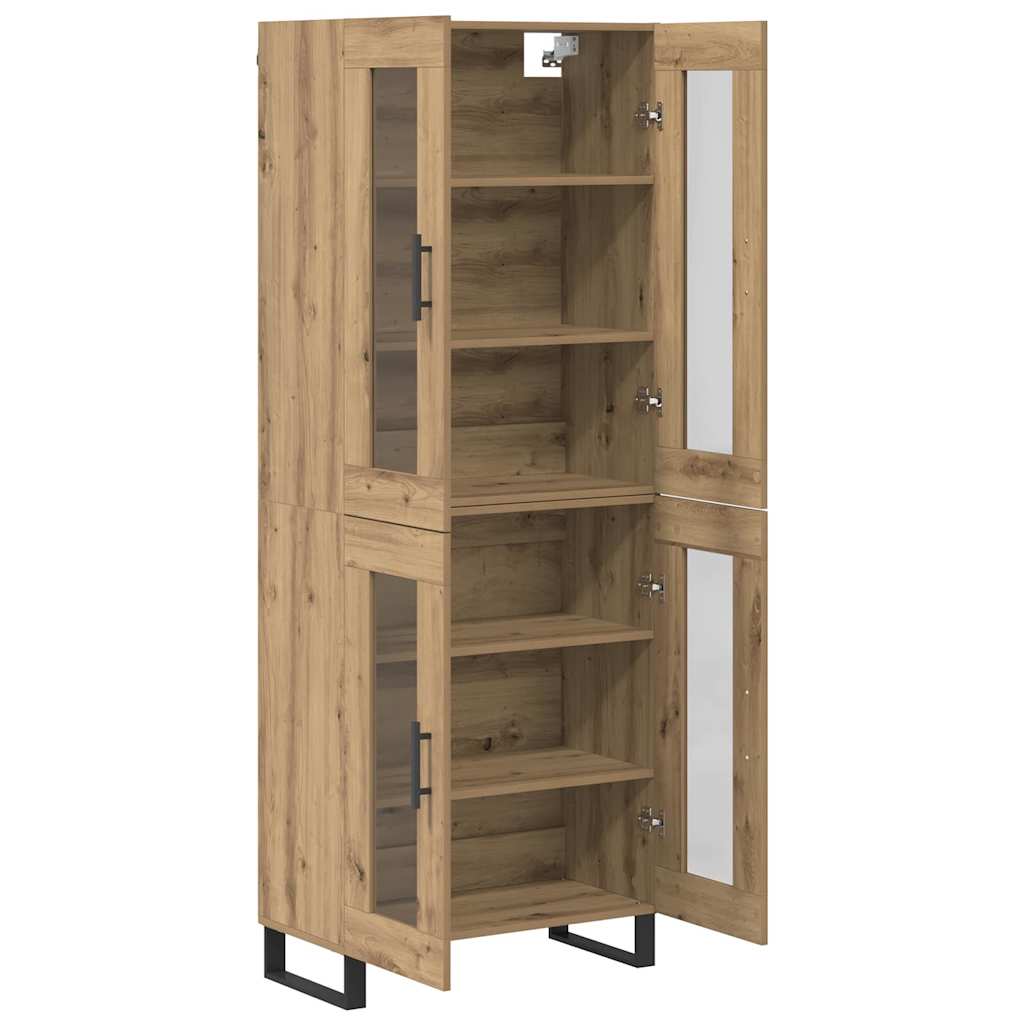 Highboard 2 stk. Artisan Egetræ 69,5 x 34 x 180 cm