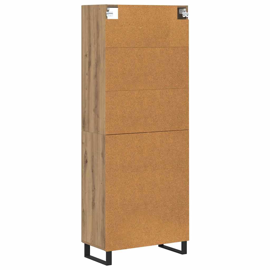 Highboard 2 stk. Artisan Egetræ 69,5 x 34 x 180 cm