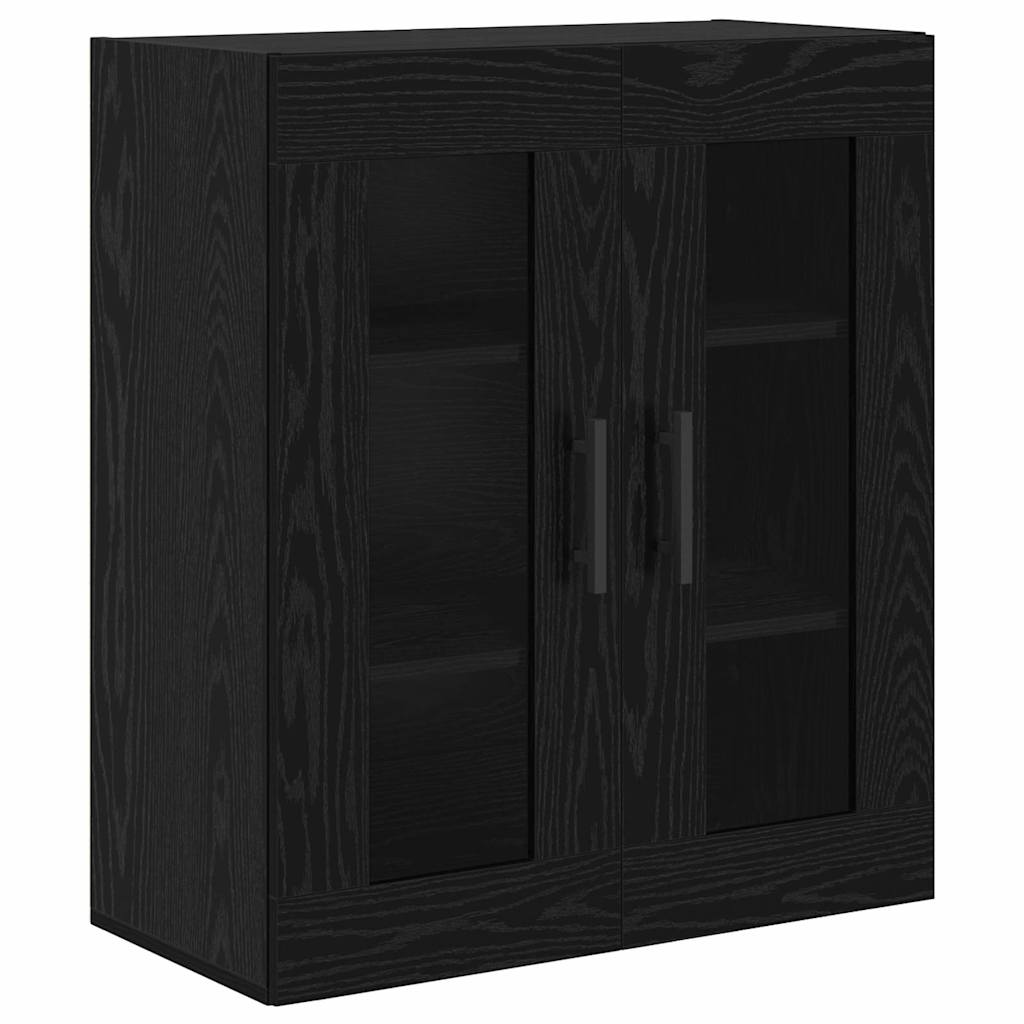 Highboard 2 stk. Sort eg 69,5 x 34 x 180 cm Konstrueret træ