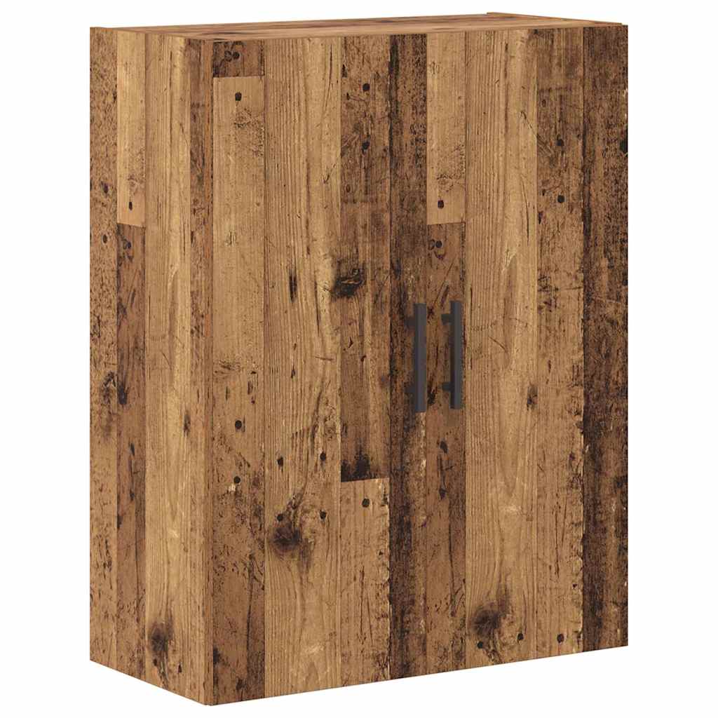 Highboard 2 stk. Gammelt træ 69,5 x 34 x 180 cm