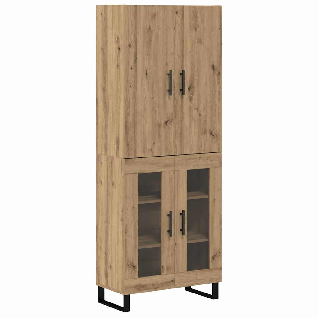 Highboard 2 stk. Artisan Egetræ 69,5 x 34 x 180 cm